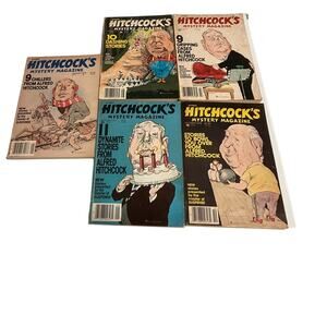 Alfred Hitchcock Mystery Magazine Lot 1979, Vintage, Thriller, Horror, VTG, 70s